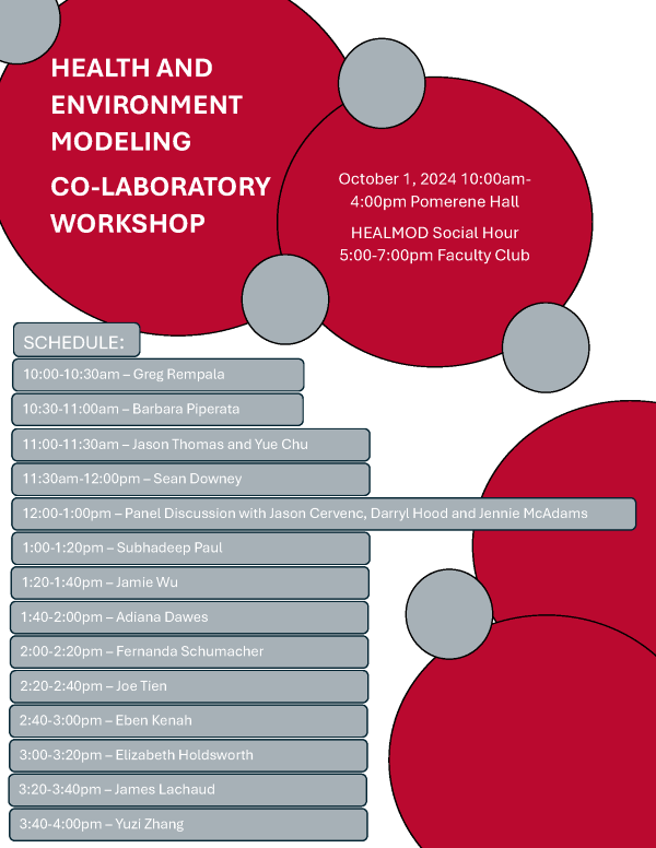 2024 HealMod Workshop Schedule